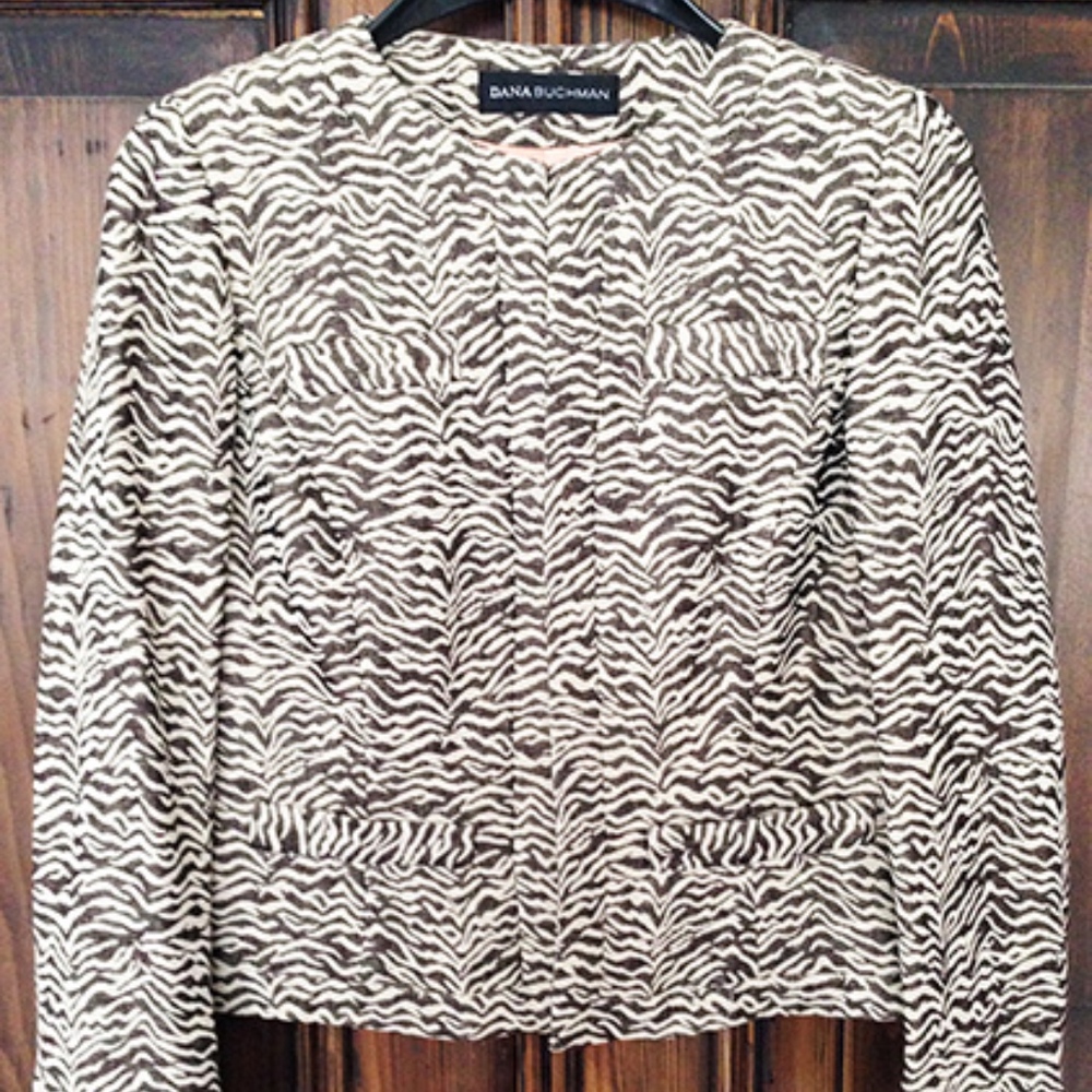 Printed Cotton Poly Jacket